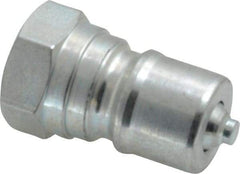 Parker - 3/8 NPTF Steel Hydraulic Hose Female Pipe Thread Nipple - 4,000 psi - Apex Tool & Supply