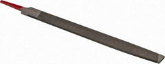 Simonds File - 10" Long, Second Cut, Mill American-Pattern File - Single Cut, Tang - Apex Tool & Supply