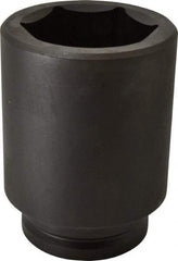 Proto - 1-1/2" Drive 3-1/8" Deep Impact Socket - 6 Points, 6-3/8" OAL - Apex Tool & Supply