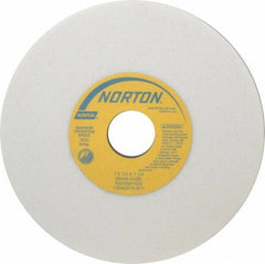 Norton - 7" Diam x 1-1/4" Hole x 1/2" Thick, G Hardness, 46 Grit Surface Grinding Wheel - Aluminum Oxide, Type 1, Coarse Grade, 3,600 Max RPM, Vitrified Bond, No Recess - Apex Tool & Supply