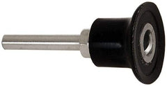Norton - 1-1/2" Diam Quick-Change Type R Disc Backing Pad - 1/4" Shank Diam, Medium Density, 30,000 RPM, Speed-Lok TR Compatible - Apex Tool & Supply