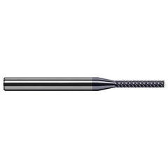 Variable Helix End Mills for Free Machining Steels - Finishers - 1.000mm Cutter Diameter × 5.000mm Length of Cut Carbide Square End Mill Finisher for Free Machining Steels, 5 Flutes, AlTiN Coated