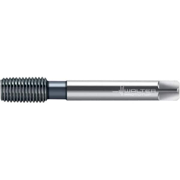 Walter-Prototyp - M12x1.75 DIN 2174 6HX 11.260 Thread Limit Semi-Bottoming Thread Forming Tap - Powdered Metal High Speed Steel, TiCN Finish, 110mm OAL, 16mm Thread Length, Right Hand Thread, Series TC420 - Apex Tool & Supply