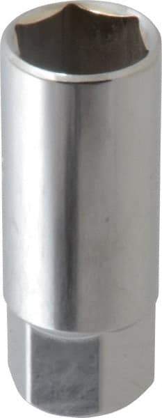 Proto - 13/16", 1/2" Drive, Spark Plug Hand Socket - 6 Points, 2-47/64" OAL, Chrome Finish - Apex Tool & Supply