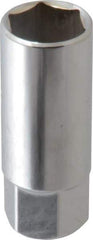 Proto - 13/16", 1/2" Drive, Spark Plug Hand Socket - 6 Points, 2-47/64" OAL, Chrome Finish - Apex Tool & Supply