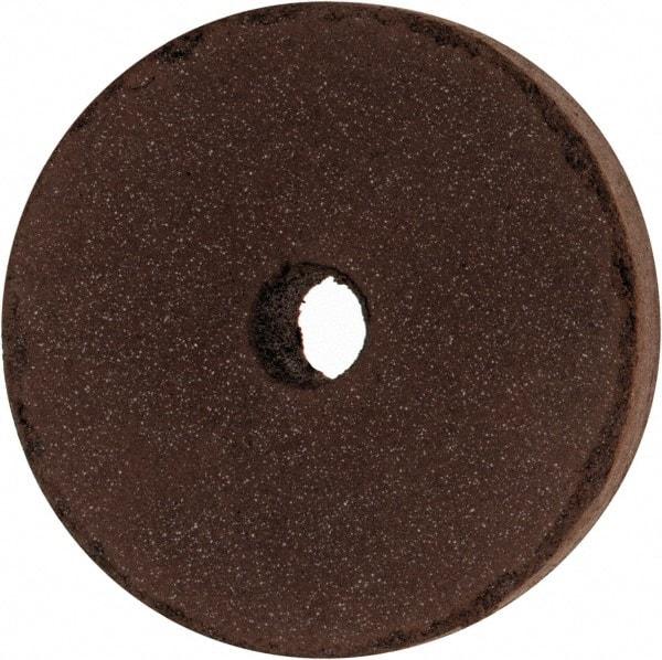 Cratex - 1-1/2" Diam x 1/4" Hole x 1/4" Thick, Surface Grinding Wheel - Silicon Carbide, Fine Grade, 15,000 Max RPM, Rubber Bond, No Recess - Apex Tool & Supply