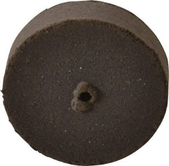 Cratex - 7/8" Diam x 1/16" Hole x 1/4" Thick, Surface Grinding Wheel - Silicon Carbide, Medium Grade, 25,000 Max RPM, Rubber Bond, No Recess - Apex Tool & Supply