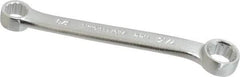 Proto - 3/8" x 7/16" 12 Point Box Wrench - Double End, 37/64" Head Diam x 19/64" Head Thickness, 4-5/8" OAL, Steel, Satin Finish, 15° Offset - Apex Tool & Supply
