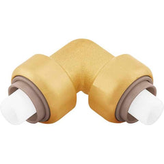 Jones Stephens - Metal Push-To-Connect Tube Fittings Type: 90 Degree Elbow Tube Outside Diameter (Inch): 1 - Apex Tool & Supply