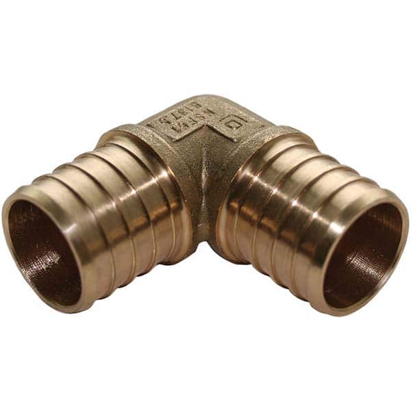 Jones Stephens - Brass & Chrome Pipe Fittings Type: 90 Elbow Fitting Size: 1 - Apex Tool & Supply