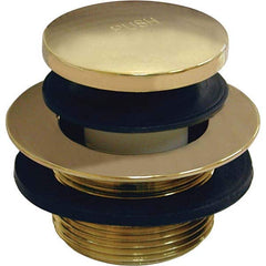 Jones Stephens - Shower Heads & Accessories Type: Bath Drain Finish/Coating: Polished Brass - Apex Tool & Supply