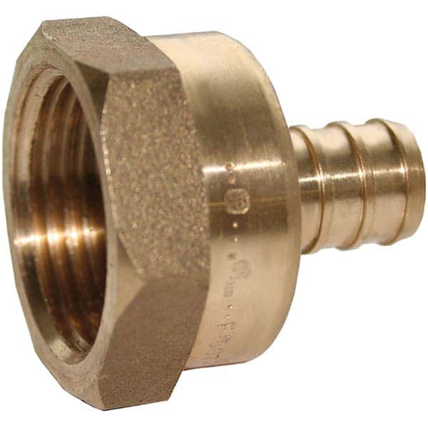Jones Stephens - Brass & Chrome Pipe Fittings Type: Female Adapter Fitting Size: 1 x 1 - Apex Tool & Supply