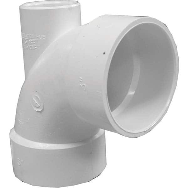 Jones Stephens - Plastic Pipe Fittings Type: Elbow Fitting Size: 3 x 2 (Inch) - Apex Tool & Supply