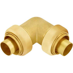 Jones Stephens - Metal Push-To-Connect Tube Fittings Type: 90 Degree Elbow Tube Outside Diameter (Inch): 1-1/4 - Apex Tool & Supply