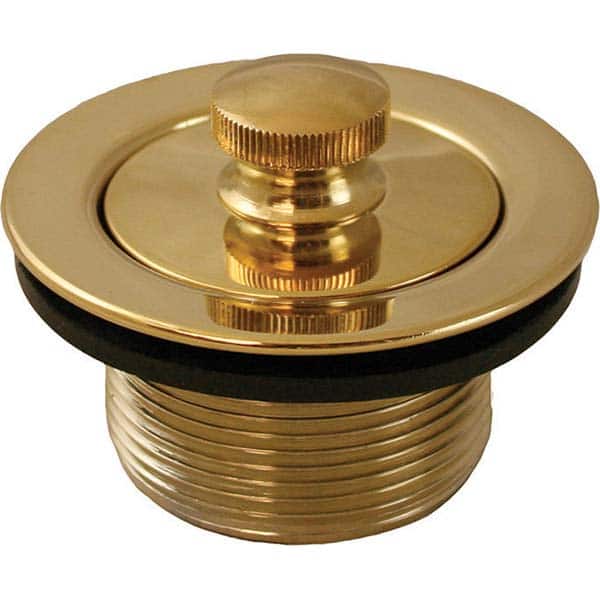 Jones Stephens - Shower Heads & Accessories Type: Bath Drain Finish/Coating: Polished Brass - Apex Tool & Supply