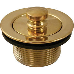 Jones Stephens - Shower Heads & Accessories Type: Bath Drain Finish/Coating: Polished Brass - Apex Tool & Supply