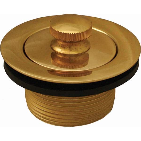 Jones Stephens - Shower Heads & Accessories Type: Bath Drain Finish/Coating: Polished Brass - Apex Tool & Supply