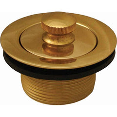 Jones Stephens - Shower Heads & Accessories Type: Bath Drain Finish/Coating: Polished Brass - Apex Tool & Supply