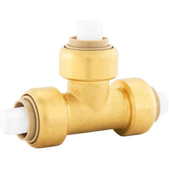 Jones Stephens - Metal Push-To-Connect Tube Fittings Type: Reducing Tee Tube Outside Diameter (Inch): 3/4 - Apex Tool & Supply