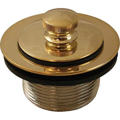 Jones Stephens - Shower Heads & Accessories Type: Bath Drain Finish/Coating: Polished Brass - Apex Tool & Supply
