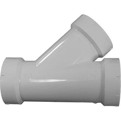 Jones Stephens - Drain, Waste & Vent Pipe Fittings Type: Wye Fitting Size: 4 x 4 x 3 (Inch) - Apex Tool & Supply