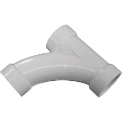 Jones Stephens - Drain, Waste & Vent Pipe Fittings Type: Long Turn Tee Wye Fitting Size: 2 x 1-1/2 (Inch) - Apex Tool & Supply