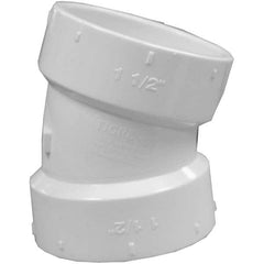 Jones Stephens - Plastic Pipe Fittings Type: Elbow Fitting Size: 6 (Inch) - Apex Tool & Supply