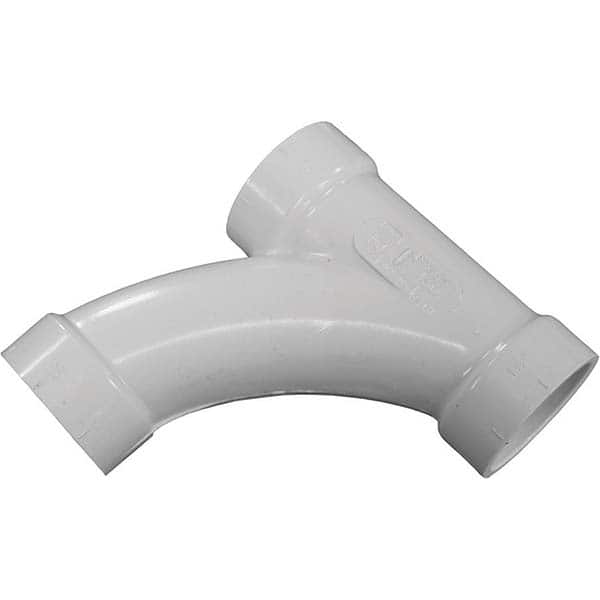 Jones Stephens - Drain, Waste & Vent Pipe Fittings Type: Long Turn Tee Wye Fitting Size: 2 (Inch) - Apex Tool & Supply