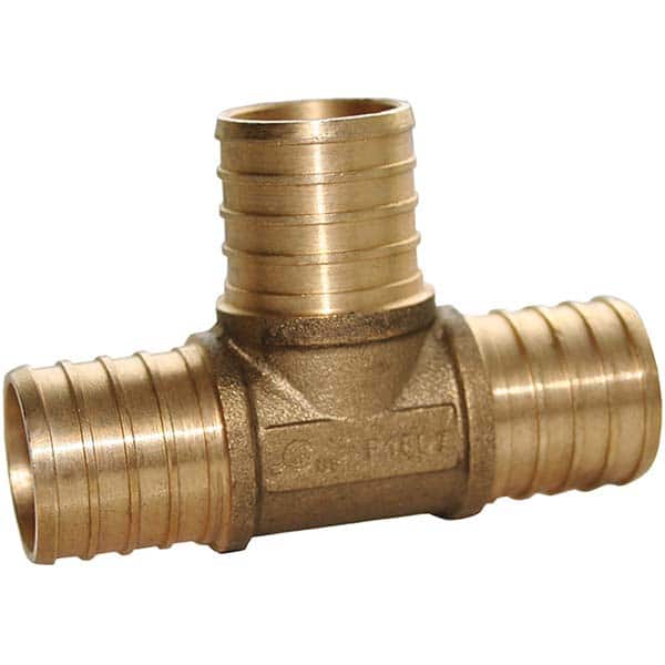 Jones Stephens - Brass & Chrome Pipe Fittings Type: Equal Tee Fitting Size: 1 - Apex Tool & Supply