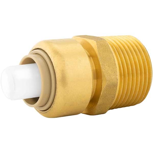 Jones Stephens - Metal Push-To-Connect Tube Fittings Type: Adapter Tube Outside Diameter (Inch): 3/8 - Apex Tool & Supply