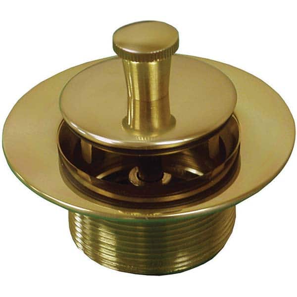 Jones Stephens - Shower Heads & Accessories Type: Bath Drain Finish/Coating: Polished Brass - Apex Tool & Supply