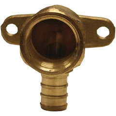 Jones Stephens - Brass & Chrome Pipe Fittings Type: Drop Ear 90 Elbow Fitting Size: 1/2 x 1/2 - Apex Tool & Supply