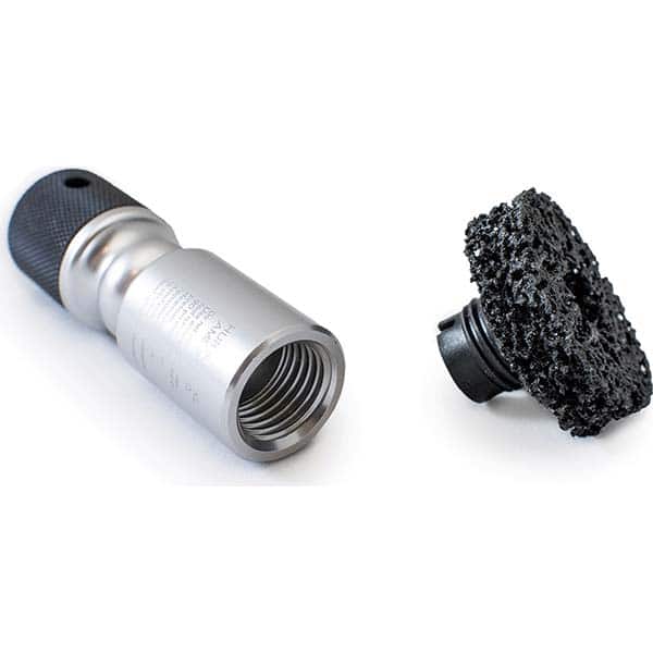 AME International - Automotive Hand Tools & Sets For Use With: 1/2" Impact or Drill - Automotive Lug and Hub Cleaning Color: Silver - Apex Tool & Supply