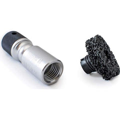 AME International - Automotive Hand Tools & Sets For Use With: 1/2" Impact or Drill - Automotive Lug and Hub Cleaning Color: Silver - Apex Tool & Supply