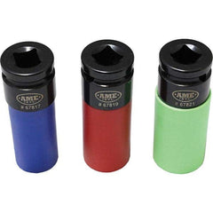 AME International - Socket Sets Measurement Type: Inch & Metric; Metric Drive Size: 0.5 - Apex Tool & Supply