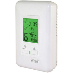 King Electric - Thermostats Type: Hydronic Thermostat Style: Line Voltage Wall Thermostat - Apex Tool & Supply