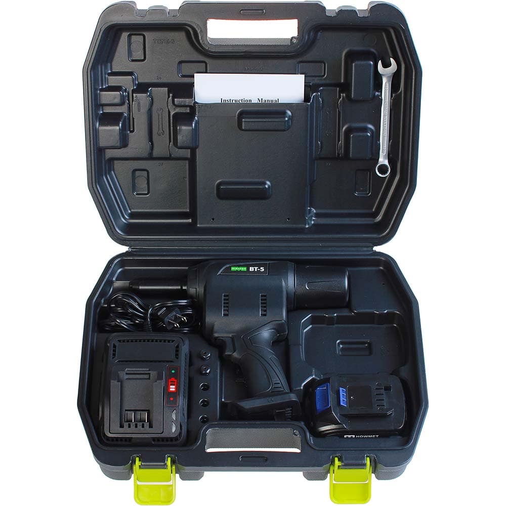 Marson - Cordless Riveters Fastener Type: Cordless Electric Riveter Closed End Rivet Capacity: All up to 3/16" - Apex Tool & Supply