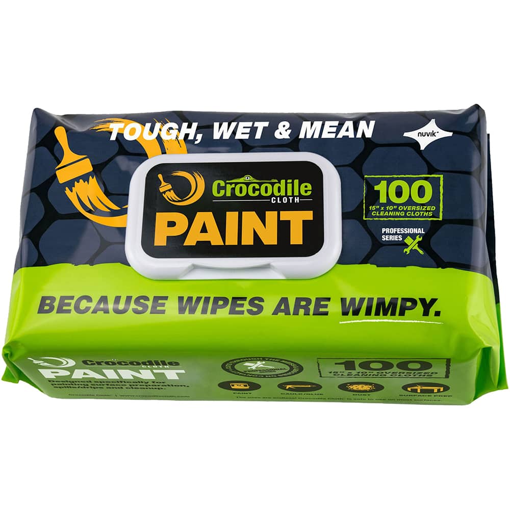 Crocodile Cloth - Wipes Type: General Purpose Style: Pre-Moistened; Flat Fold - Apex Tool & Supply