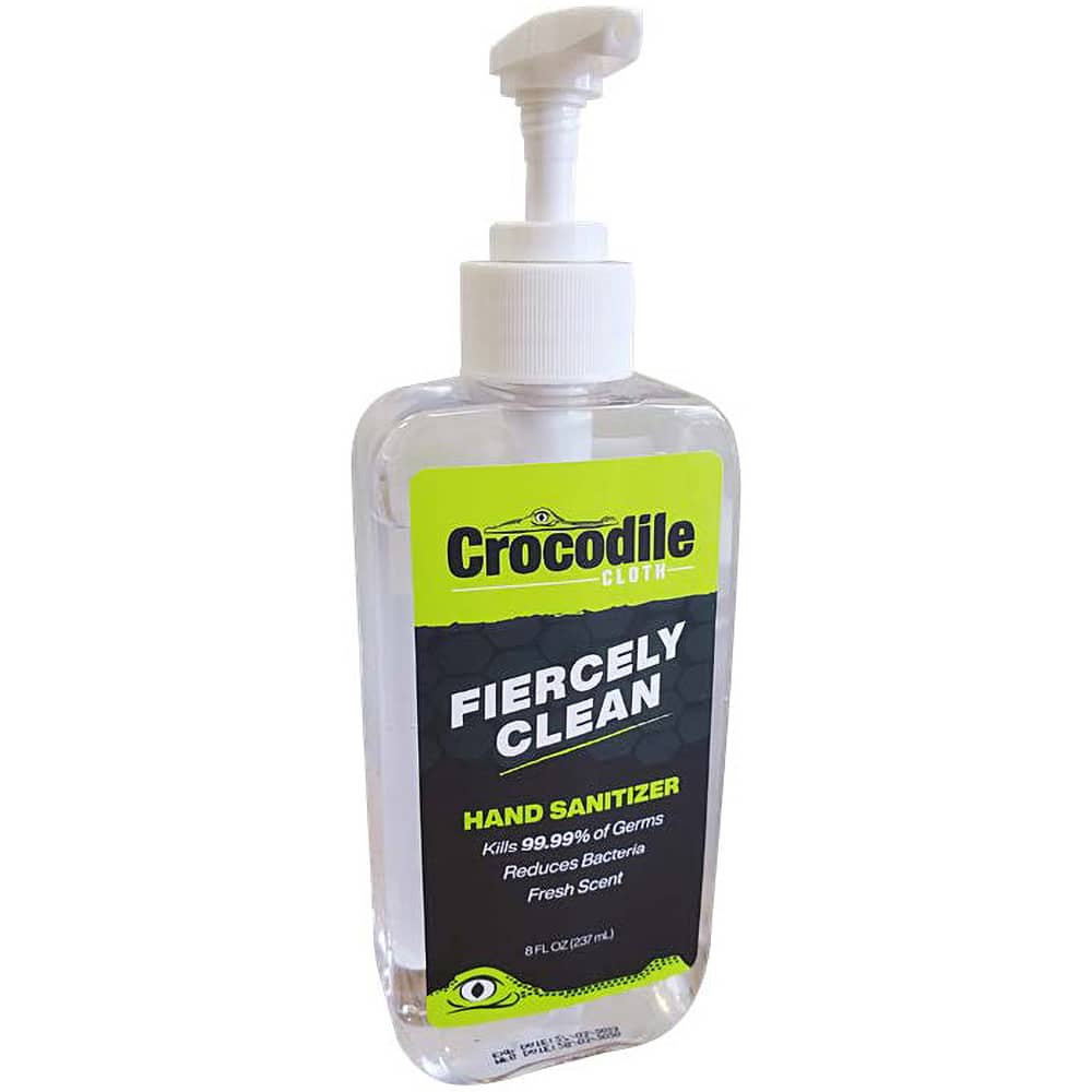 Crocodile Cloth - 8 oz Pump Bottle Gel Hand Sanitizer - Apex Tool & Supply