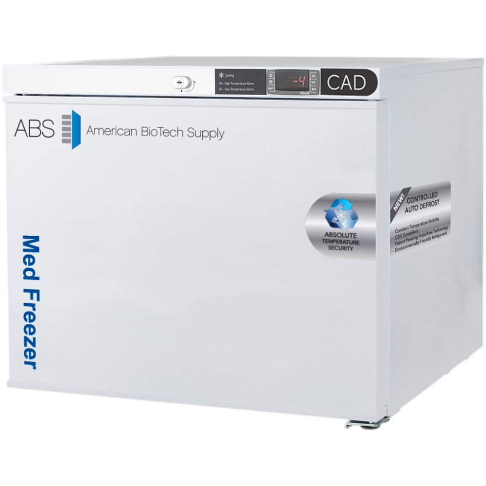 American BioTech Supply - Laboratory Refrigerators and Freezers Type: Controlled Auto Defrost Freezer Volume Capacity: 1 Cu. Ft. - Apex Tool & Supply