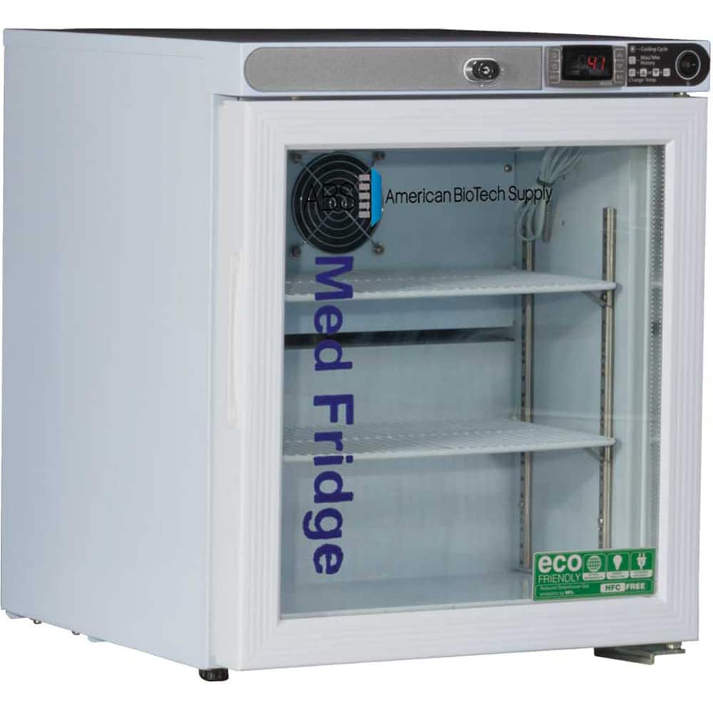 American BioTech Supply - Laboratory Refrigerators and Freezers Type: Pharmacy Refrigerator Volume Capacity: 1 Cu. Ft. - Apex Tool & Supply