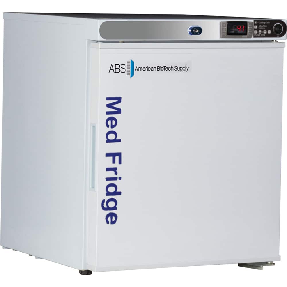 American BioTech Supply - Laboratory Refrigerators and Freezers Type: Pharmacy Refrigerator Volume Capacity: 1 Cu. Ft. - Apex Tool & Supply