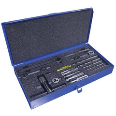 Greenfield Threading - Tap & Die Sets Minimum Tap Thread Size (mm): M6x1.00 Maximum Tap Thread Size (mm): M12x1.75 - Apex Tool & Supply