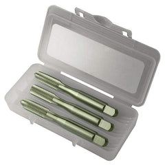 Greenfield Threading - Tap Sets Thread Size: 1/4 - 20 Number of Flutes: 4 - Apex Tool & Supply