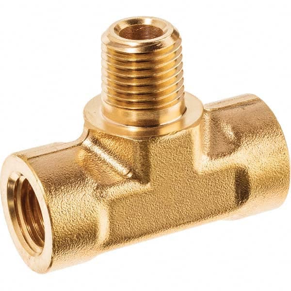USA Sealing - 1/4" Brass Pipe Branch Tee - Apex Tool & Supply