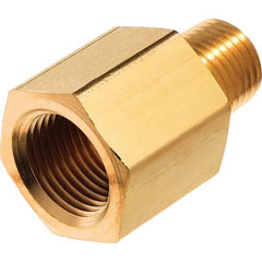 USA Sealing - 1/2 x 1/4" Brass Pipe Reducing Adapter - Apex Tool & Supply