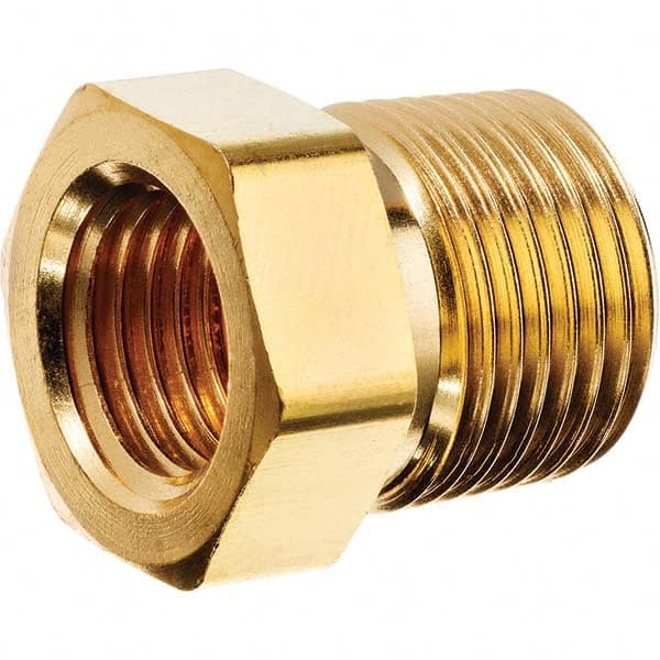 USA Sealing - 3/8 x 1/8" Brass Pipe Hex Bushing - Apex Tool & Supply