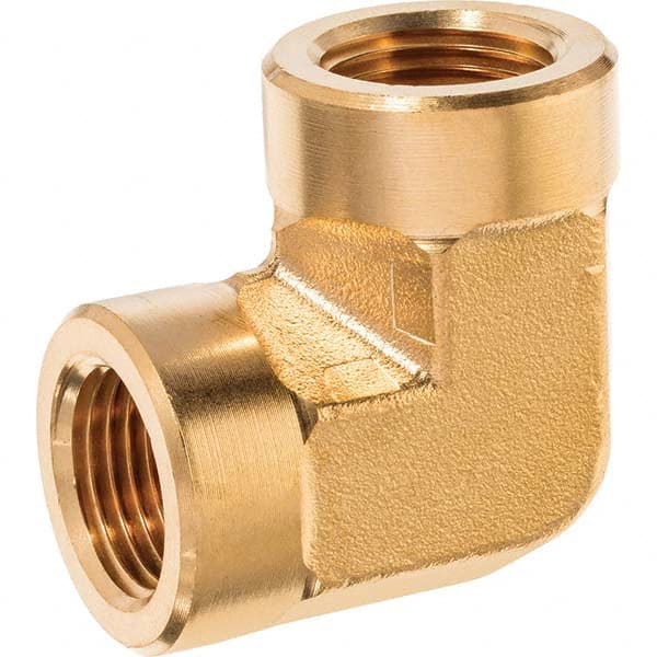 USA Sealing - 1/2" Brass Pipe 90° Elbow - Apex Tool & Supply