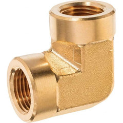 USA Sealing - 1/2" Brass Pipe 90° Elbow - Apex Tool & Supply