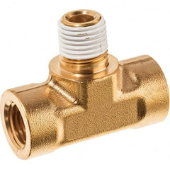 USA Sealing - 1/4" Brass Pipe Branch Tee - Apex Tool & Supply